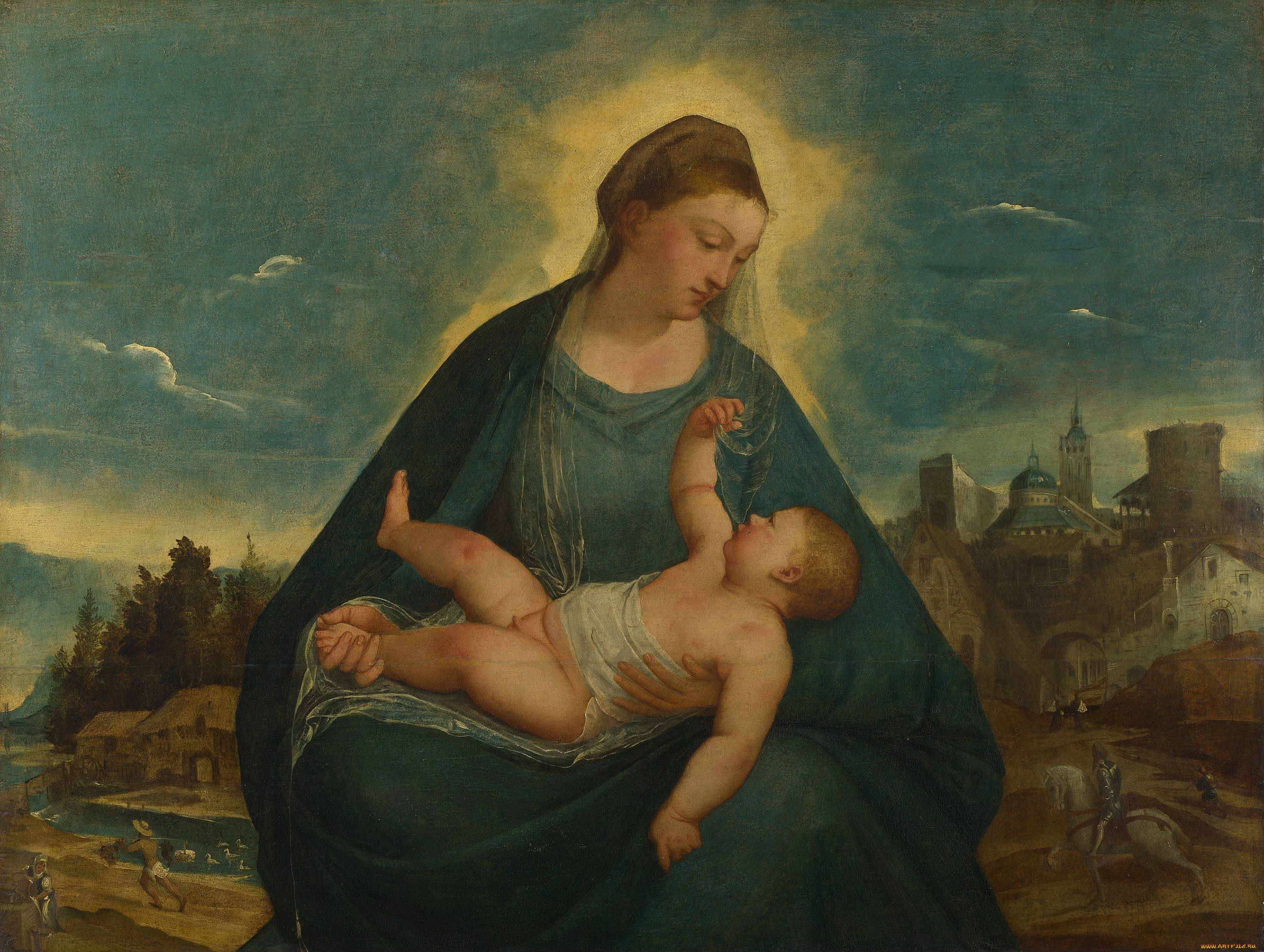 attributed, to, bernardino, da, asola, the, madonna, and, child, , , , 